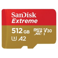 SanDisk Extreme 512 GB MicroSDHC UHS-I Clase 10 (Espera 4 dias)