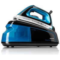 CENTRO DE PLANCHADO BLUE STEAM 2.200W NEGRO/AZUL HAEGER (Espera 4 dias)