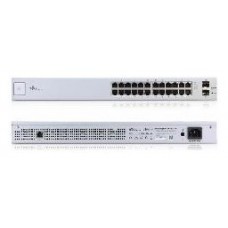 SWITCH UBIQUITI GESTIONABLE L2 24 PUERTOS US-24 GIGABIT + 2SFP RACK (Espera 4 dias)