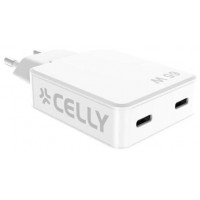Celly Cargador  2 Usb-C 65w Celly Cargador  2 Usb-C 65w