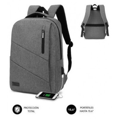 SUBBLIM City Backpack maletines para portátil 39,6 cm (15.6") Mochila Gris (Espera 4 dias)