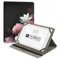 SUBBLIM Funda Tablet Universal TRENDY CASE ROSAS 11" (Espera 4 dias)