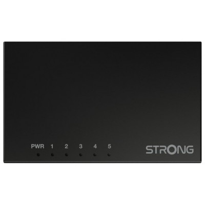 Strong SW5000M switch Gigabit Ethernet (10/100/1000) Negro (Espera 4 dias)