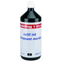 FRASCO TINTA T 1000 PARA RELLENAR 1000ML NEGRO EDDING T1000-01 (Espera 4 dias)