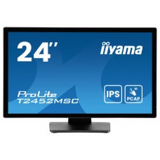 iiyama ProLite T2452MSC-B1AG pantalla para PC 60,5 cm (23.8") 1920 x 1080 Pixeles Full HD LED Pantalla táctil Negro (Espera 4 dias)
