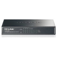 SWITCH TP-LINK SG1008P 8P GIGA CARCASA METALICA NO RACK CON 4P POE (Espera 4 dias)