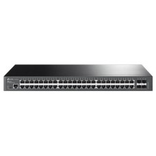 TP-LINK Switch gestionado JetStream? Gigabit L2+ de 48 puertos con 4 ranuras SFP+ 10GE PUERTO: 48× puertos Gigabit RJ45, 4× ranuras SFP+ 10G, puerto d