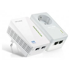 TP-LINK KIT POWERLINE WI-FI AV600, QUALCOMM, 300MBPS EN 2.4GHZ, 600MBPS POWERLINE, HOMEPLUG AV, 2 PUERTOS 10/100MBPS, WI-FI CLONE, TWIN PACK ( 1* TL-PA4020P & 1* (TL-WPA4220) (Espera 4 dias)