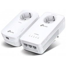 TP-LINK KIT EXTENSOR WIFI AC POWERLINE AV1300 CON TOMA DE CORRIENTE ADICIONAL. (Espera 4 dias)