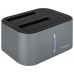 DOCK TOOQ  2xSATA 2.5p/3.5p USB 3.0/3.1 GEN1 GRIS TOOQ