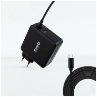 CARGADOR PORTATIL USB-C TOOQ PD3.0 65W NEGRO 