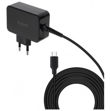 CARGADOR PORTATIL 45W TOOQ GAN USB-C PD NEGRO
