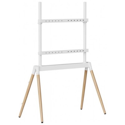 SOPORTE DE SUELO GEMBIRD PARA TV 55" - 86" BLANCO/MADERA