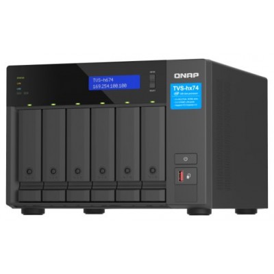 QNAP TVS-h674 NAS Torre Ethernet Negro i3-12100 (Espera 4 dias)