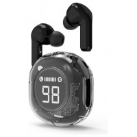 AURICULARES GEMBIRD TWST-01-BK TRANSPARENTES NEGRO BT