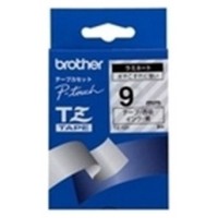 BROTHER Cinta laminada transparente/negro 9 mm