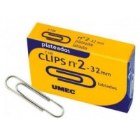 CAJA 100 CLIP PLATEADO 32MM U200700 UMEC (MIN10) (Espera 4 dias)