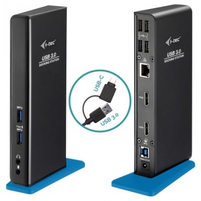I-tec - USB 3.0/USB-C Dual HDMI Docking Station - 2 x