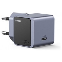 Ugreen Nexode S 30W USB-C GaN Fast Charger EU gray Teléfono móvil, Batería portátil, Teléfono Gris Corriente alterna Interior (Espera 4 dias)
