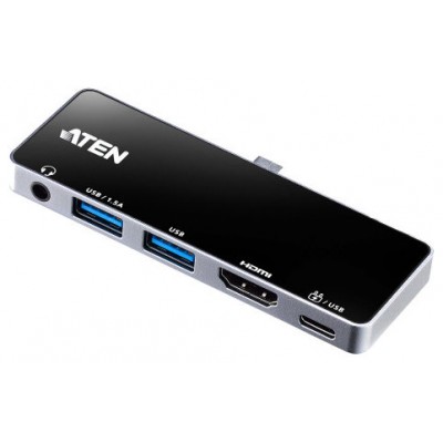 ATEN Docking station de viaje USB-C con pasarela de alimentación (Espera 4 dias)