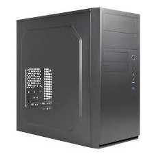 CAJA MICRO ATX UNYKA AERO C11 BLACK FRONTAL CON EFECTO