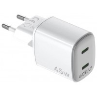 Celly Cargador Gan 2 USBC 45w WH Celly Cargador Gan 2 USBC 45w WH