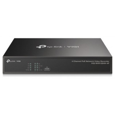 TP-Link VIGI NVR1004H-4P-2TB Grabadore de vídeo en red (NVR) Negro (Espera 4 dias)