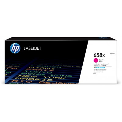 HP Cartucho de tóner Original LaserJet 658X magenta de alta capacidad (Espera 4 dias)