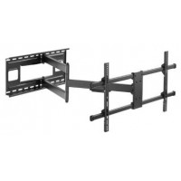 AISENS - SOPORTE PRO GIRATORIO, INCLINABLE Y NIVELABLE PARA MONITOR/TV 50KG DE 43-80, NEGRO