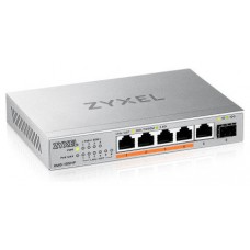 Zyxel XMG-105HP No administrado 2.5G Ethernet (100/1000/2500) Energía sobre Ethernet (PoE) Plata (Espera 4 dias)