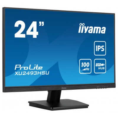MONITOR IIYAMA 24" , IPS, 1H 1DP, 2X2.0, 100HZ, 300CD (Espera 4 dias)