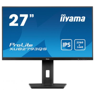 IIYAMA MONITOR IPS QHD, 27", AJUSTABLE, 100 HZ, HDMI (Espera 4 dias)