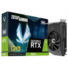 VGA ZOTAC RTX 3050 6GB SOLO GDDR6,NV,RTX3050,GDDR6,6GB,96BIT,HDMI+3DP,1 VENTILADOR (ZT-A30510G-10L) (Espera 4 dias)