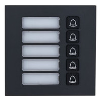 (DHI-VTO4202FB-MB5) DAHUA MÓDULO CON 5 BOTONES PARA VIDEOPORTERO EXTERIOR MODULAR SERIE VTO4202F 100X100MM (Espera 4 dias) (DHI-VTO4202FB-MB5) DAHUA MÓDULO CON 5 BOTONES PARA VIDEOPORTERO EXTERIOR MODULAR SERIE VTO4202F 100X100MM (Espera 4 dias)