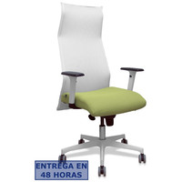 PIQUERAS Y CRESPO Sillon Sahuco blanco bali verde oliva brazos blancos base blanca ruedas parque 65mm PIQUERAS Y CRESPO Sillon Sahuco blanco bali verde oliva brazos blancos base blanca ruedas parque 65mm