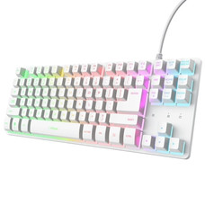 TECLADO TRUST GXT 833 THADO WH