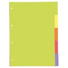 SEPARADORES CARTULINA STRONGLINE A4 5 POSICIONES - 5 COLORES VIVOS OXFORD 400149955 (Espera 4 dias) SEPARADORES CARTULINA STRONGLINE A4 5 POSICIONES - 5 COLORES VIVOS OXFORD 400149955 (Espera 4 dias)