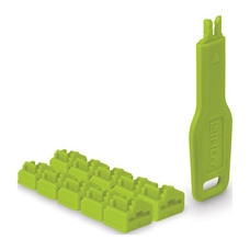 Lindy 47894 bloqueador de puerto Bloqueador de puerto + clave RJ-45 Verde Acrilonitrilo butadieno estireno (ABS) 10 pieza(s) (Espera 4 dias) Lindy 47894 bloqueador de puerto Bloqueador de puerto + clave RJ-45 Verde Acrilonitrilo butadieno estireno (ABS) 10 pieza(s) (Espera 4 dias)