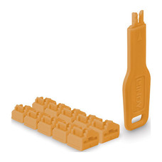 Lindy 47897 bloqueador de puerto Bloqueador de puerto + clave RJ-45 Naranja Acrilonitrilo butadieno estireno (ABS) 10 pieza(s) (Espera 4 dias) Lindy 47897 bloqueador de puerto Bloqueador de puerto + clave RJ-45 Naranja Acrilonitrilo butadieno estireno (ABS) 10 pieza(s) (Espera 4 dias)
