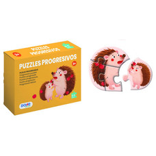 CAJA 4 PUZZLES PROGRESIVOS ANIMALES - PUZZLE DE 4/5 PIEZAS - A PARTIR DE 2 AÑOS DOHE 65001 (Espera 4 dias) CAJA 4 PUZZLES PROGRESIVOS ANIMALES - PUZZLE DE 4/5 PIEZAS - A PARTIR DE 2 AÑOS DOHE 65001 (Espera 4 dias)