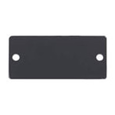 Kramer Electronics W-BLANK(B) placa de pared y cubierta de interruptor Negro (Espera 4 dias)