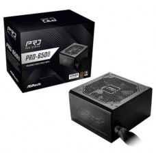 FUENTE ALIMENTACION ASROCK PRO-650B,PSU,850W,BRONZE (Espera 4 dias)