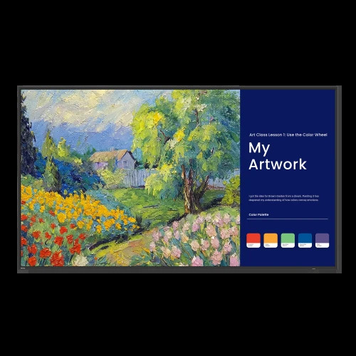 BENQAV DIGITAL SIGNAGE SL6504 (9H.S3MTB.DE2) 65", 24/7 ANDROID 13.0, 8GB 64GB, 500 NITS, 3840 X 2160, REMOTE CONTROLLER, NO OPS SLOT, 3 YRS ON SITE EXCHANGE (Espera 4 dias)