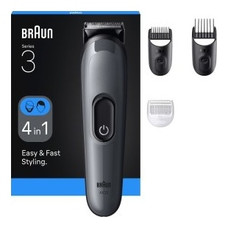 CORTAPELO BRAUN AIO3500 4 EN 1 2 CABEZALES RECARGABLE CORTAPELO BRAUN AIO3500 4 EN 1 2 CABEZALES RECARGABLE