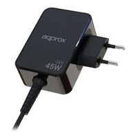 CARGADOR USB DE VIAJE/PARED TYPE-C 45W GaN NEGRO APPROX (Espera 4 dias) CARGADOR USB DE VIAJE/PARED TYPE-C 45W GaN NEGRO APPROX (Espera 4 dias)