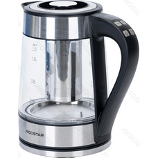 HERVIDOR ELECTRICO 2200W 1.7L NEGRO AIGOSTAR (Espera 4 dias)