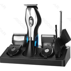 KIT DE ASEO AFEITADORA 6 EN 1 MULTIFUNCION NEGRO AIGOSTAR (Espera 4 dias)