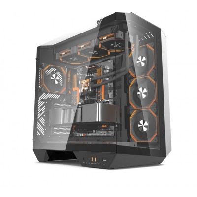 CAJA SEMITORRE ATX DY470 RGB NEGRO DARKFLASH (Espera 4 dias)