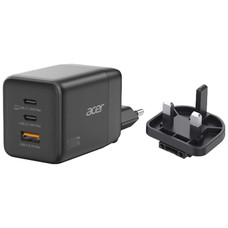 ACER Cargador 100w / EU-UK Plugs / 2 USB-C / 1 USB-A ACER Cargador 100w / EU-UK Plugs / 2 USB-C / 1 USB-A