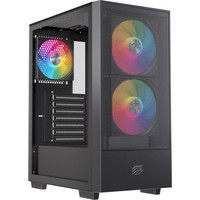 CAJA ATX SEMITORRE EINAREX P100 RGB NEGRA 3 FANS CAJA ATX SEMITORRE EINAREX P100 RGB NEGRA 3 FANS